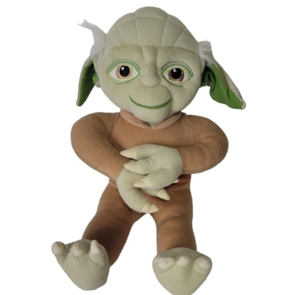Yoda Star Wars Plush Lucas Film Ltd Stuffed Doll 12" Seated stuffed animal *
